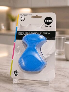Joovy boob Silicone Sleeve in Blue